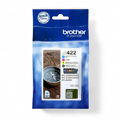 PACK CARTOUCHE ENCRE MARQUE BROTHER LC422 PACK (1N+3C)