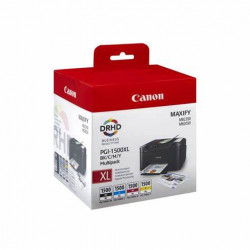 CARTOUCHE ENCRE PACK MARQUE CANON PGI-1500XL (1N+3CL)