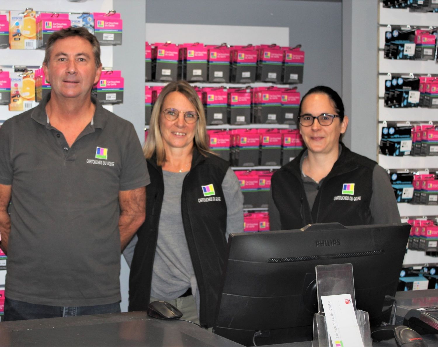 equipe_cartouches_du_golfe_vannes_cartouche_encre_recyclee_compatible_morbihan_magasin